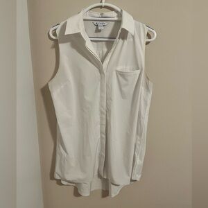 Athleta Ivory Sleeveless Top